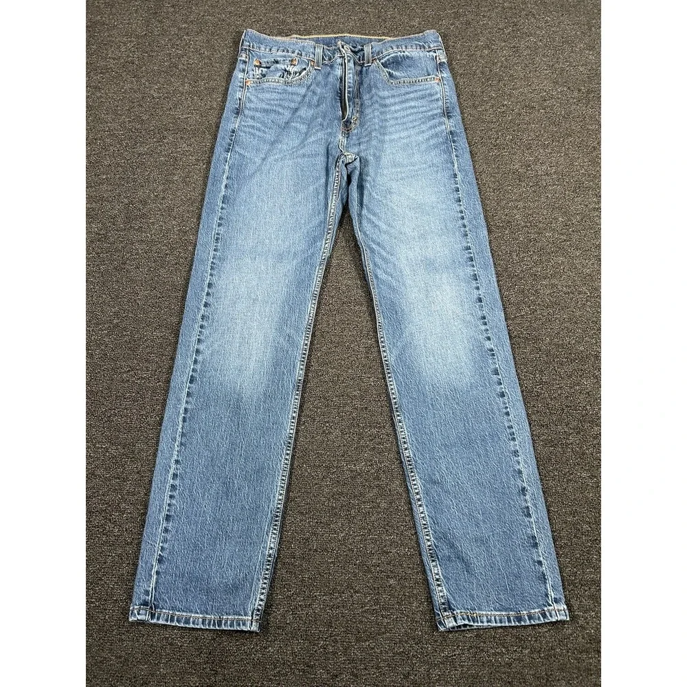 Levi's 505 Jeans Men's 32x32 (Fits‎ 32x31) Blue Denim Straight Leg Medium Wash